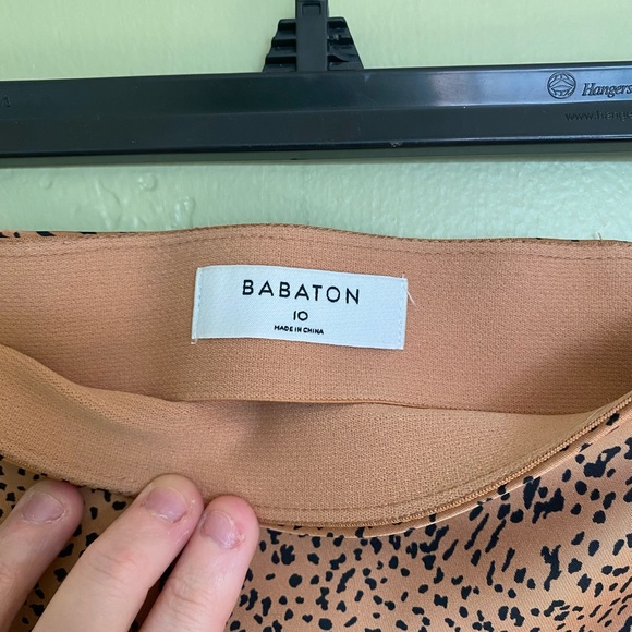 Babaton Silk Mini Skirt - Picture 3 of 5